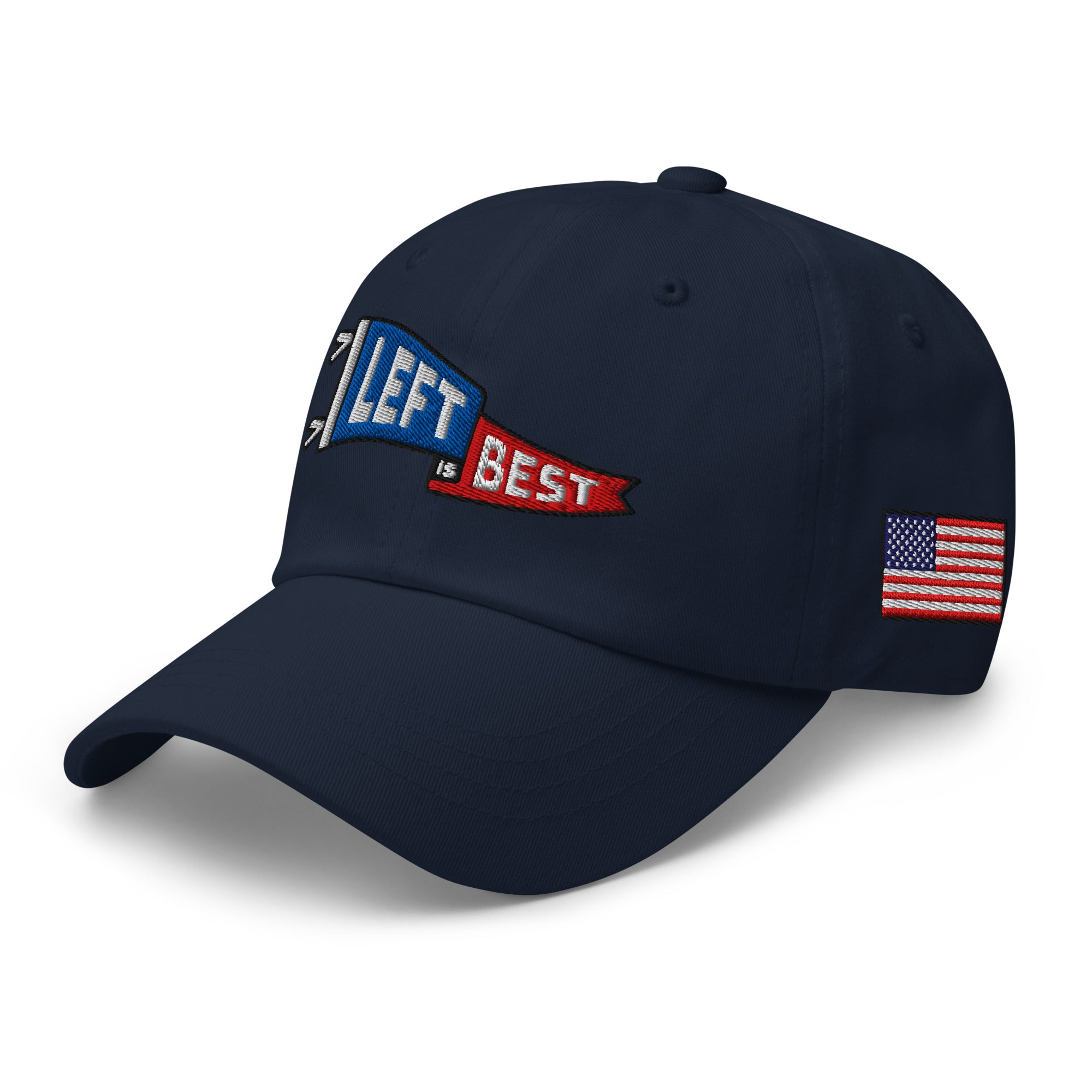 Left is Best Pennant USA Dad Hat