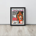 The Red Apple Mamdani Framed NY Post Cover