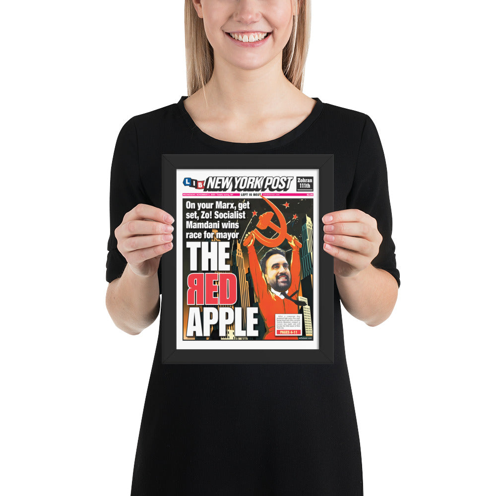 The Red Apple Mamdani NY Post Cover