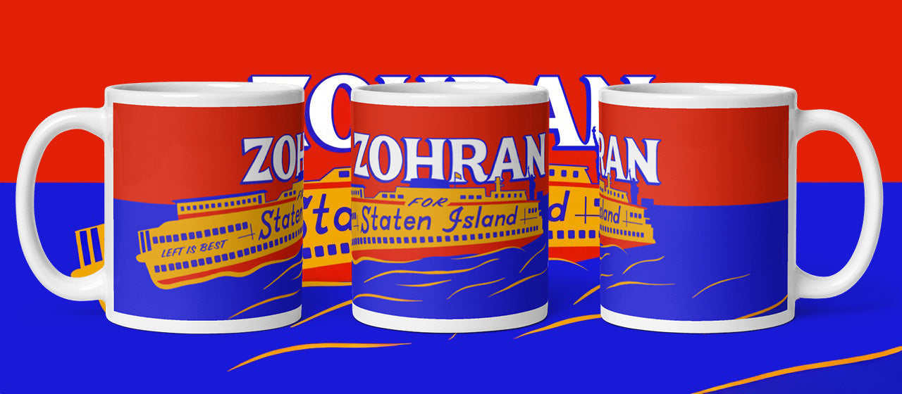 Zohran Coffee Mugs for the Five Boroughs